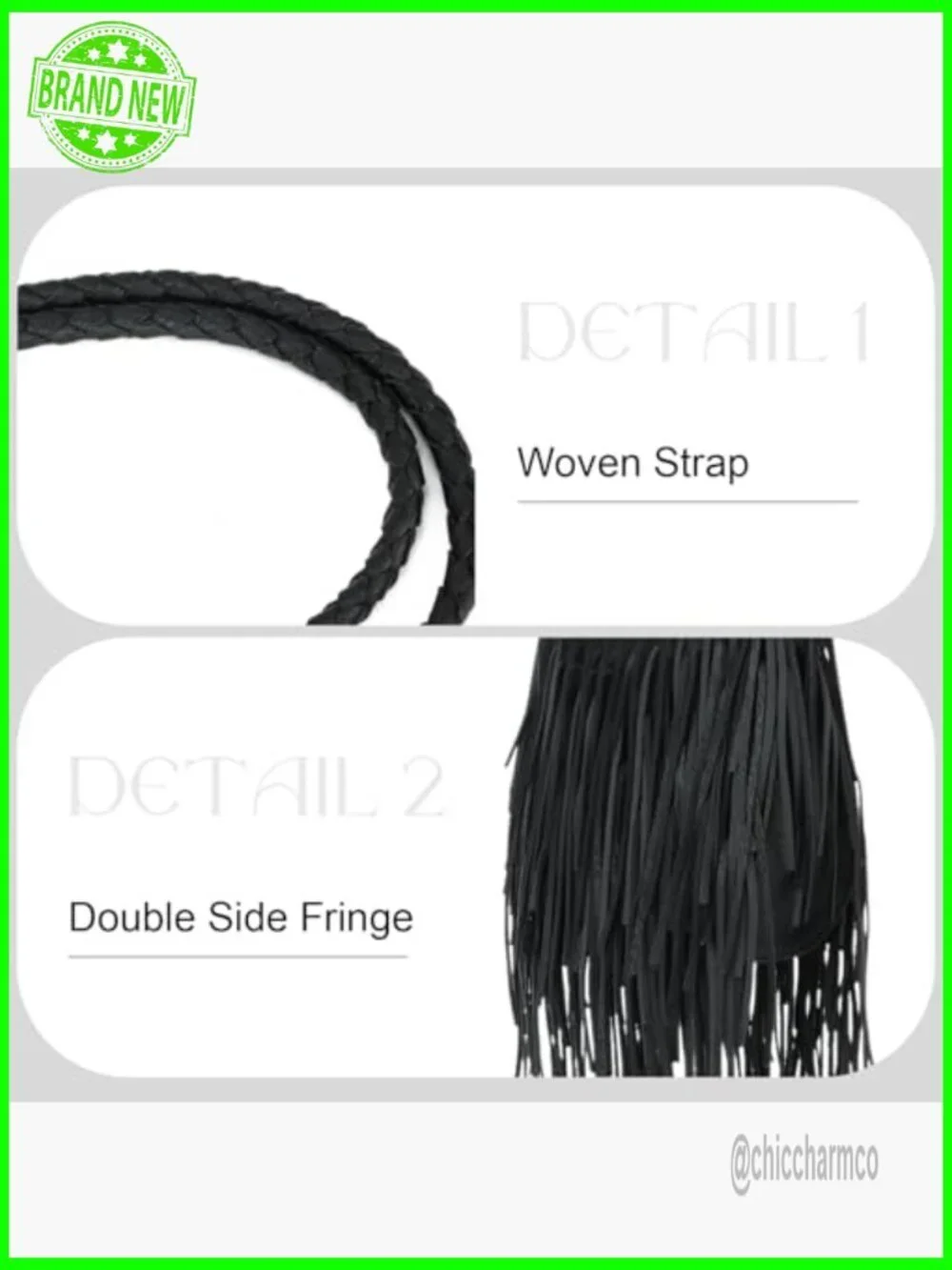 Leather Fringe Crossbody Purse Boho Western Hobo Bag Women's Accessory